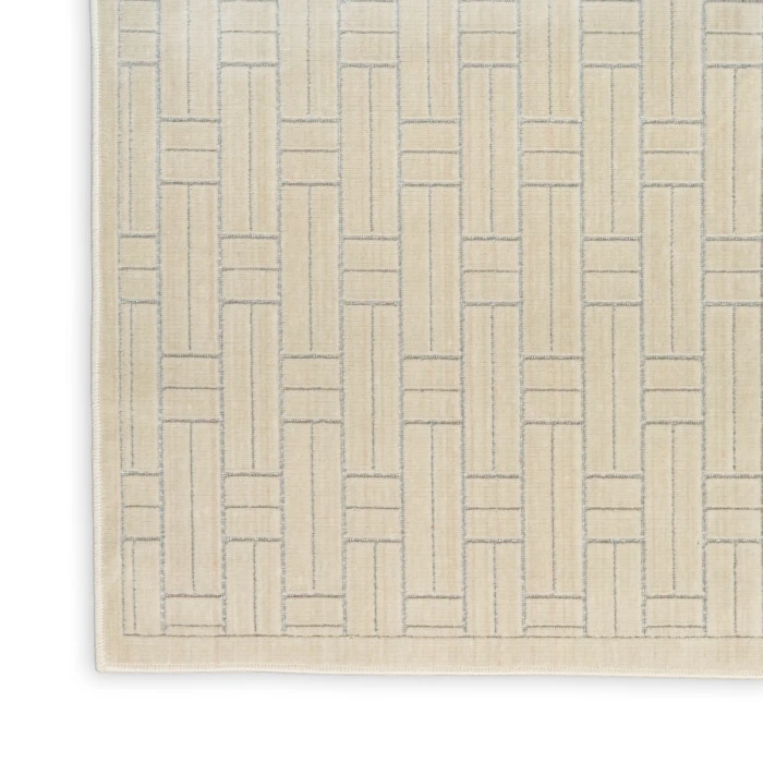 Nourison Washable Charm Ivory WCH02 6 ft. X 9 ft. Rect. Rug