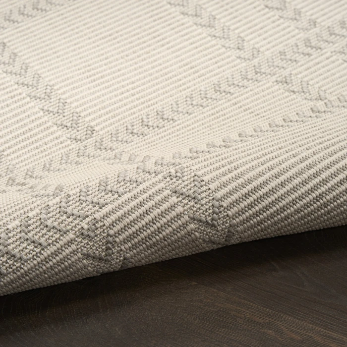 Nourison Home Horizon Indoor/Outdoor Grey HOZ04 8ft. x 10ft. Rect. Rug