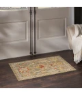 Nourison Antique Bloom Sage Multicolor ANB02 2ft. x 3ft. Rect. Rug