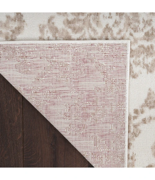 Nourison Jubilant Ivory Beige JUB09 6 ft. X 9 ft. Rect. Rug