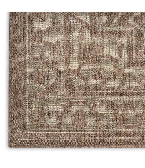 Nourison Tulum Brown TLM05 2 ft. 2 in. X 10 ft. Rect. Rug