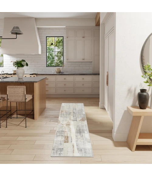 Nourison Sparkle Grey ILI04 8 ft. Rect. Rug