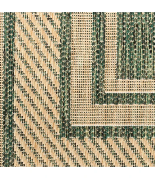 Nourison Horizon Indoor/Outdoor Green HOZ03 2 ft. X 6 ft. Rect. Rug
