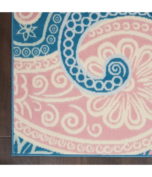 Nourison Jubilant Blue JUB13 4ft. x 6ft. Rect. Rug