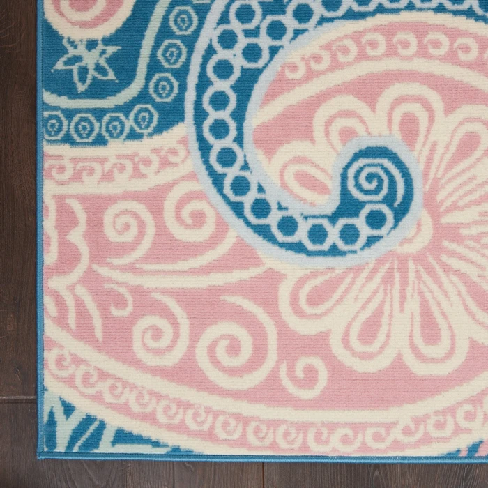 Nourison Jubilant Blue JUB13 4ft. x 6ft. Rect. Rug