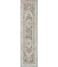 Nourison Thalia Green Ivory THL04 2ft.2in. x 10ft. Rect. Rug