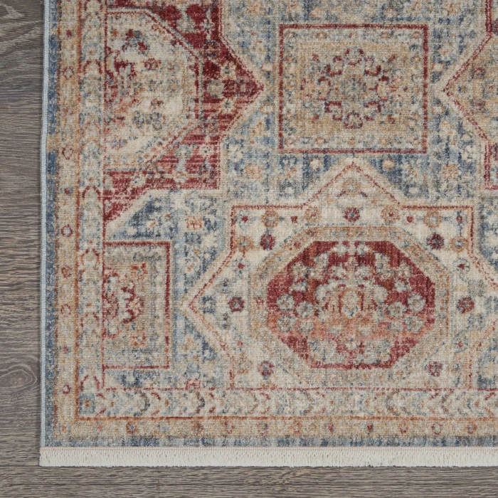 Nourison Home Homestead Blue HMS02 2ft.7in. x 12ft. Rect. Rug