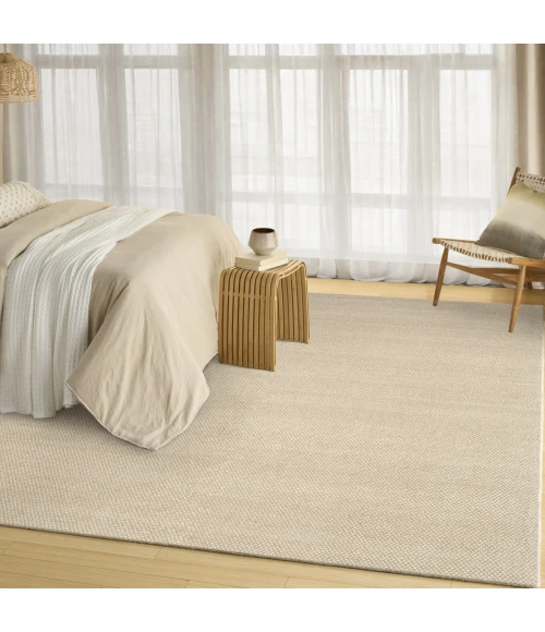 DKNY Pure Rows Tan ROW01 8ft.6in. x 11ft.6in. Rect. Rug