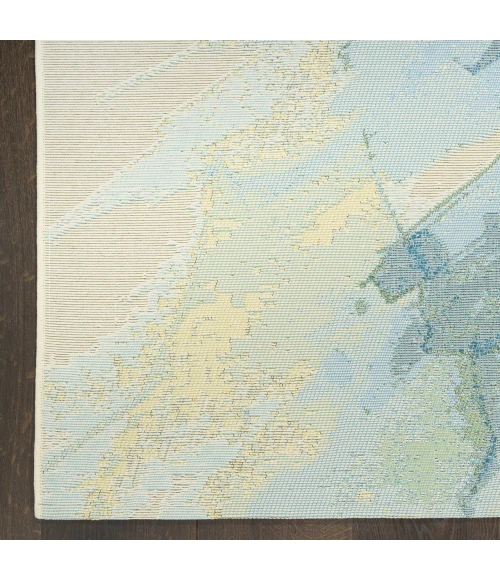 Nourison Home Color Splash Blue CSP04 5ft.3in. x 7ft.3in. Rect. Rug
