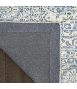 Nourison Azalea Ivory Blue AZA01 2ft.6in. x 10ft. Rect. Rug