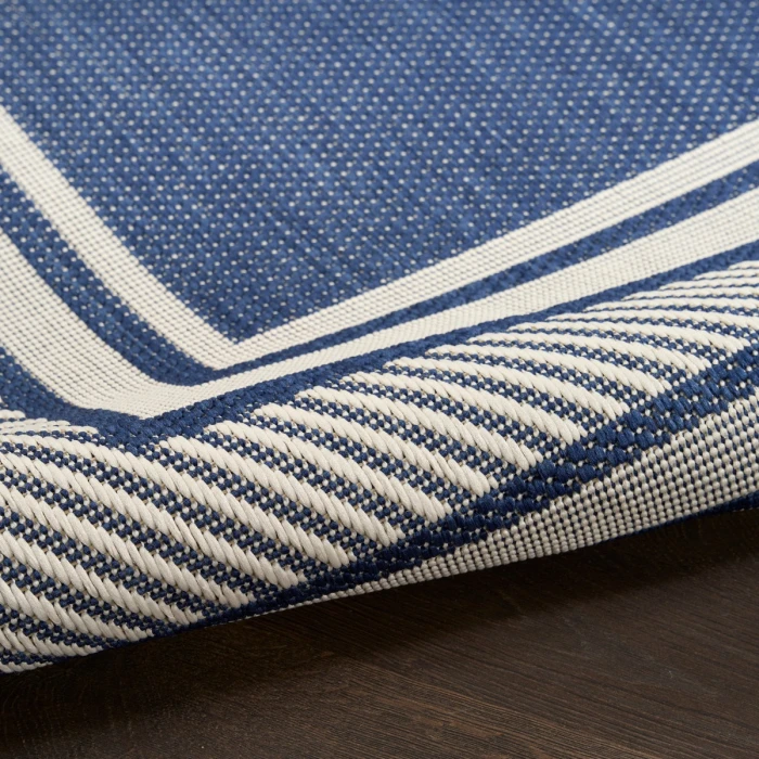 Nourison Horizon Indoor/Outdoor Navy HOZ03 5 ft. X 7 ft. Rect. Rug