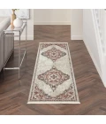 Nourison Carina Brick Silver CNA01 2ft.2in. x 7ft.6in. Rect. Rug