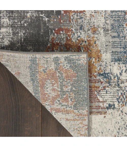 Nourison Home Tangra Grey TNR06 2ft.2in. x 7ft.6in. Rect. Rug