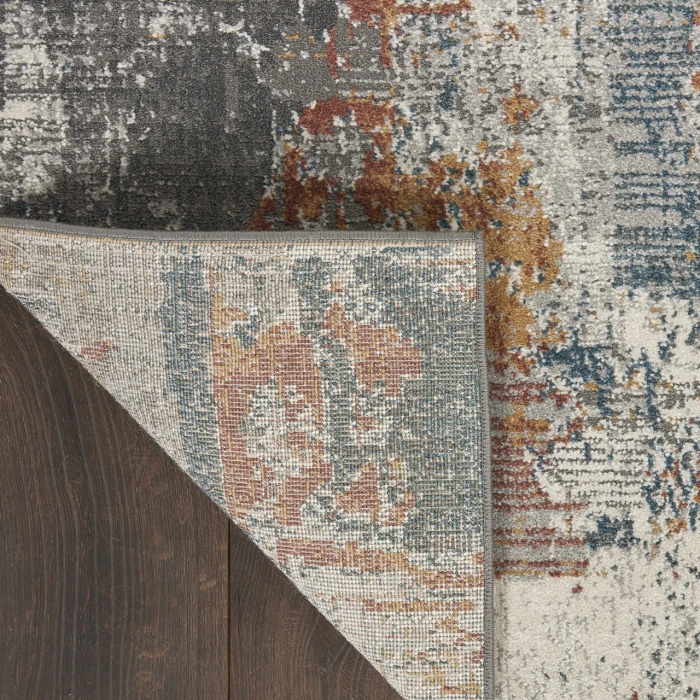 Nourison Home Tangra Grey TNR06 2ft.2in. x 7ft.6in. Rect. Rug