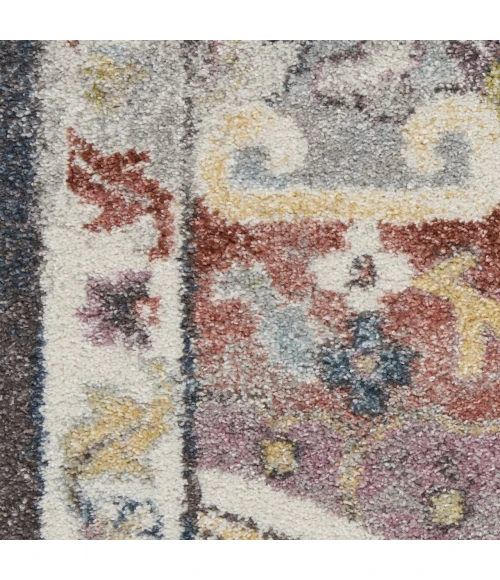 Nourison Home Soraya Charcoal SOR04 2ft.2in. x 7ft.6in. Rect. Rug