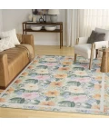 Nourison Home Botanical Washables Cream / Ivory BOT01 4ft. x 6ft. Rect. Rug