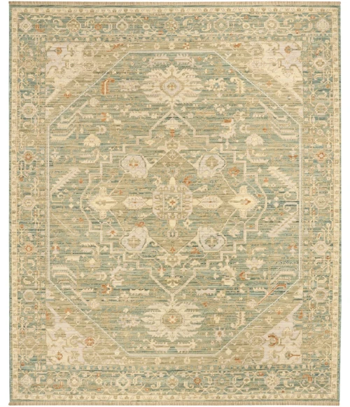 Nourison Home Antique Bloom Blue ANB03 8ft. x 10ft. Rect. Rug