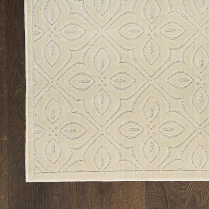 Nourison Home Washable Charm Cream / Ivory WCH03 9ft. x 12ft. Rect. Rug