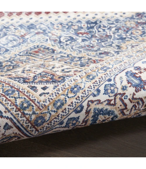 Nourison Vintage Home Red Blue VNH01 5ft. x 7ft. Rect. Rug