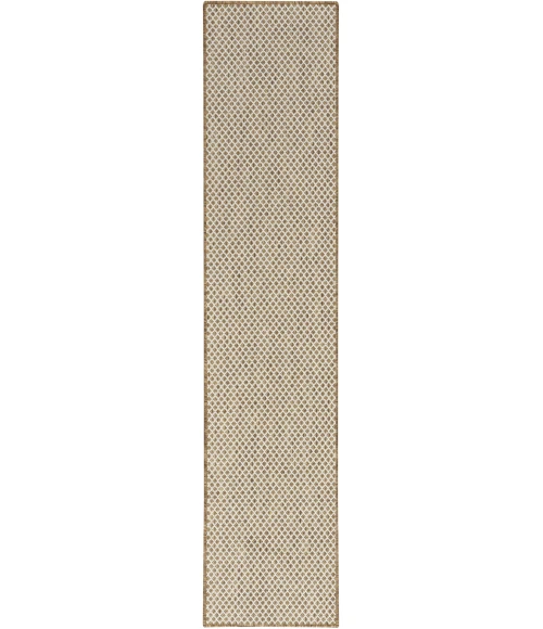 Nourison Home Courtyard Tan COU01 2ft.2in. x 10ft. Rect. Rug