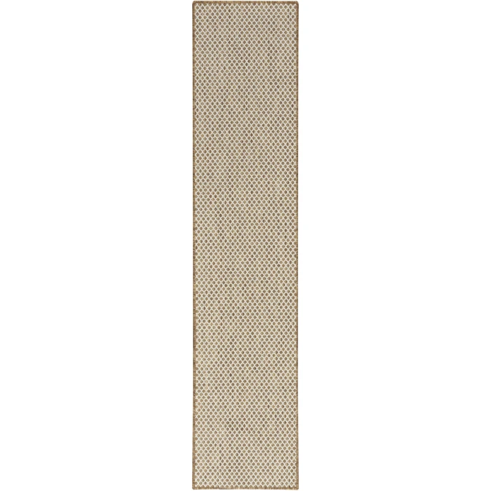 Nourison Home Courtyard Tan COU01 2ft.2in. x 10ft. Rect. Rug