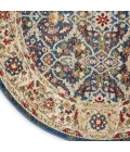 Nourison Home Karisma Blue KAR03 6ft. x Round Round Rug