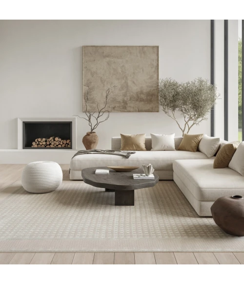 Nourison Nordic Beige NRC03 9ft. x 12ft. Rect. Rug
