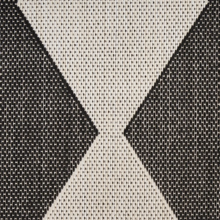 Nourison Positano Black POS04 4 ft. X 6 ft. Rect. Rug