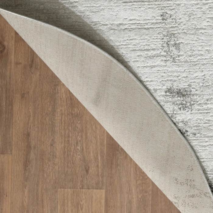 Nourison Dekor Grey Charcoal DEK07 8ft. x Round Round Rug