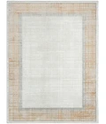 Nourison Dekor Grey DEK06 5 ft. 3 in. X 7 ft. Rect. Rug
