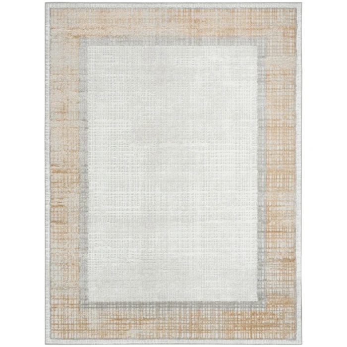 Nourison Dekor Grey DEK06 5 ft. 3 in. X 7 ft. Rect. Rug
