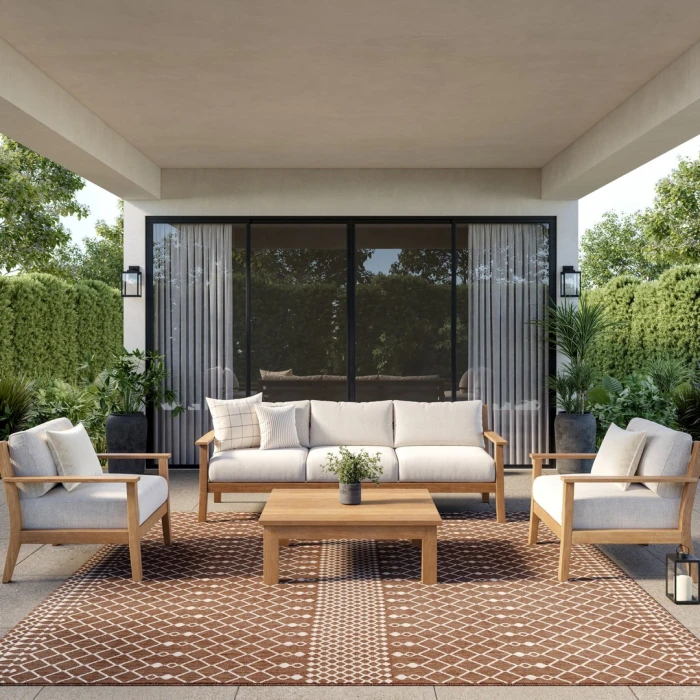 Nourison Positano Natural POS02 12ft. Square Rug