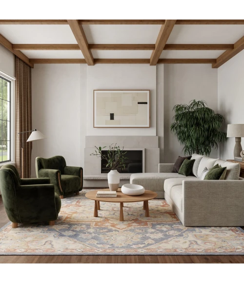 Nourison Home Maison Blue MSO06 9ft.9in. x 13ft.9in. Rect. Rug