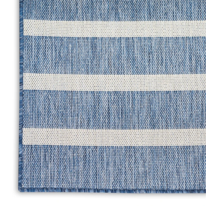 Nourison Positano Navy Ivory POS03 8 ft. X 10 ft. Rect. Rug