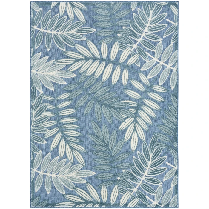 Nourison Aloha Blue ALH18 3 ft. 6 in. X 5 ft. 6 in. Rect. Rug