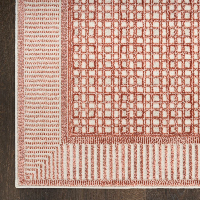 Nourison Nordic Brick Ivory NRC03 4 ft. X 6 ft. Rect. Rug