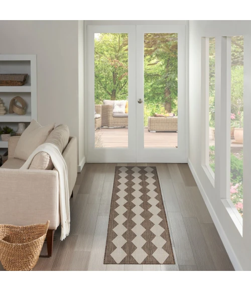 Nourison Positano Natural POS04 2 ft. 2 in. X 12 ft. Rect. Rug