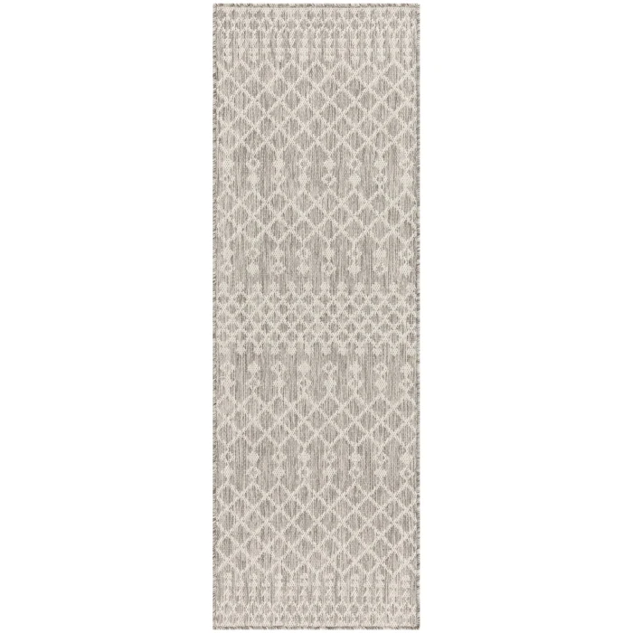 Nourison Positano Light Grey POS02 2 ft. X 6 ft. Rect. Rug