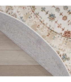 Nourison Thalia Beige Multicolor THL04 5ft.3in. x Round Rug