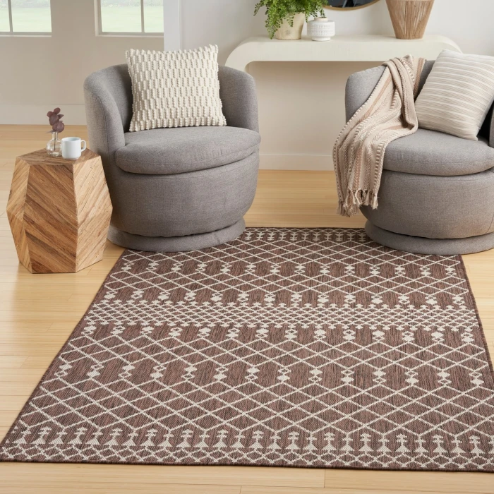 Nourison Positano Natural POS02 5 ft. X 7 ft. Rect. Rug