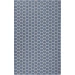 Nourison Twist Reversible Blue TWS01 5ft. x 7ft. Rect. Rug