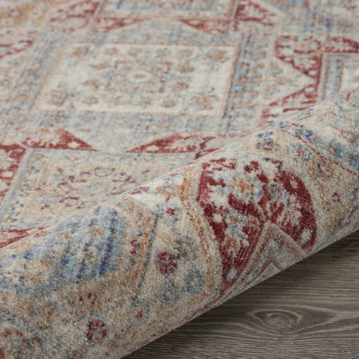 Nourison Home Homestead Red HMS02 2ft.7in. x 12ft. Rect. Rug