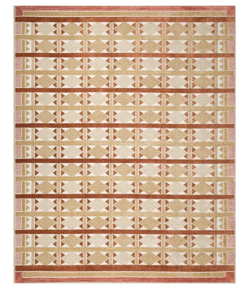 Nourison Nordic Rust NRC06 8 ft. X 10 ft. Rect. Rug