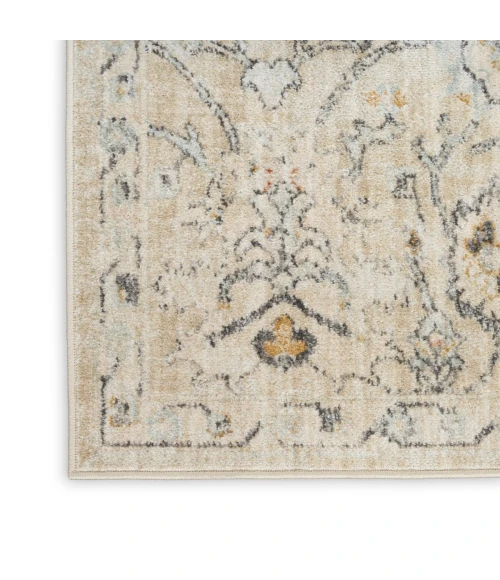 Nourison Oushak Home Cream OUS01 6 ft. X 9 ft. Rect. Rug