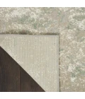 Nourison Twilight Ivory Green TWI06 7ft.9in. x 9ft.9in. Rect. Rug
