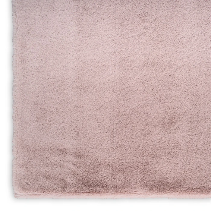 Nourison Soft Plush Rabbit Fur Lavender SFF01 7 ft. 6 in. X 9 ft. 6 in. Rect. Rug