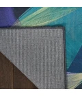 Nourison Nourison Washables Blue Multicolor NWB16 4 ft. X 6 ft. Rect. Rug