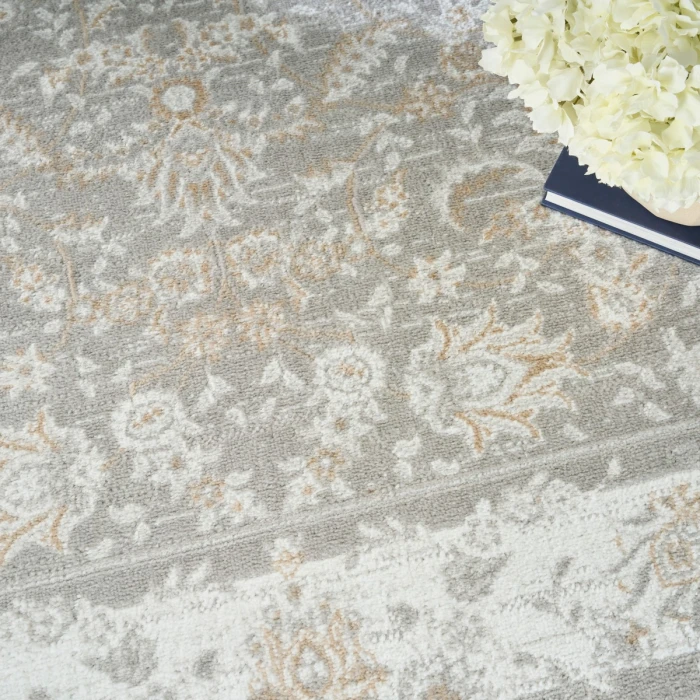 Nourison Dekor Ivory DEK09 5 ft. 3 in. X 7 ft. Rect. Rug