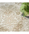 Nourison Dekor Ivory Taupe DEK08 4 ft. X 6 ft. Rect. Rug