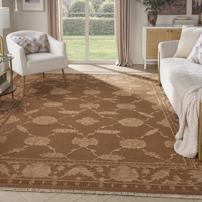 Nourison Home Silk Pointe Brown SKP1 5ft.10in. x 8ft.10in. Rect. Rug